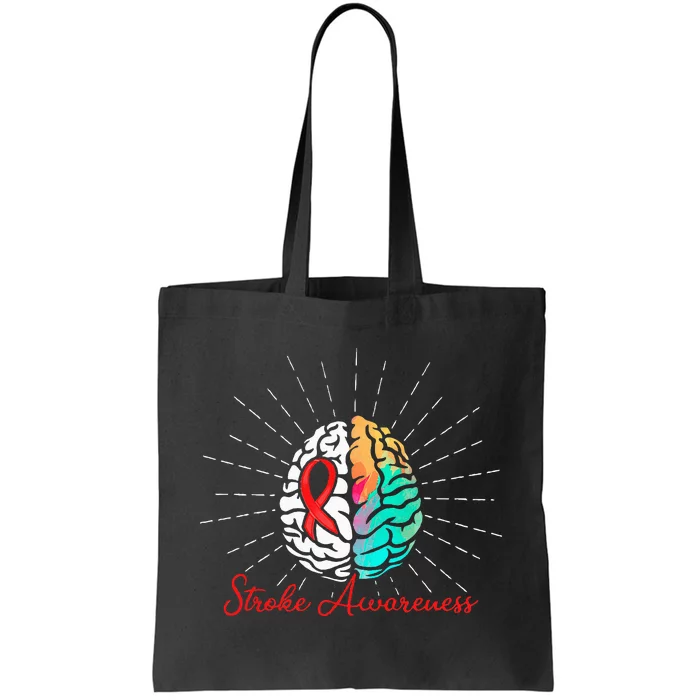 Stroke Awareness Survivor Treatment Strong Warrior Tote Bag