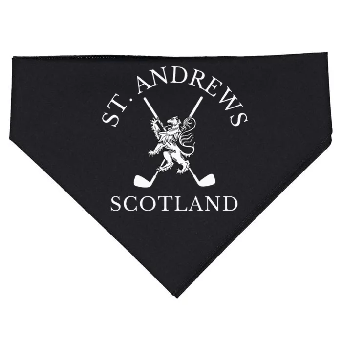 St. Andrews Scotland Golf Fan USA-Made Doggie Bandana