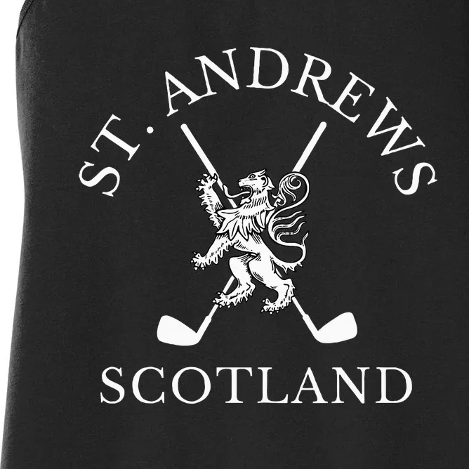 St. Andrews Scotland Golf Fan Women's Racerback Tank