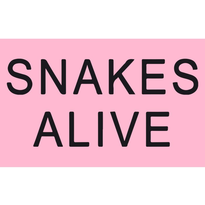 Snakes Alive Bumper Sticker