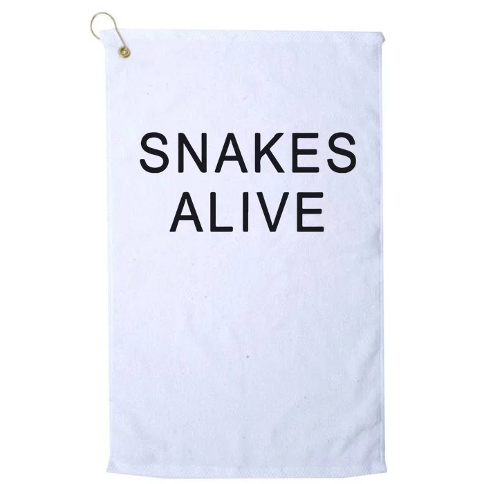 Snakes Alive Platinum Collection Golf Towel