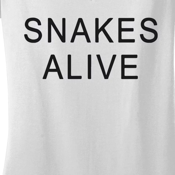 Snakes Alive Women's V-Neck T-Shirt