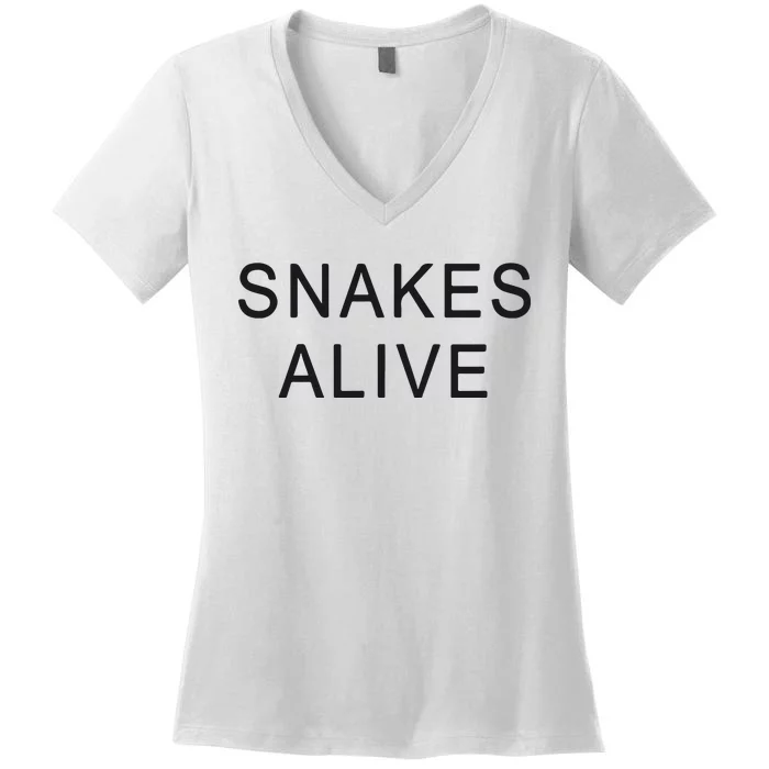 Snakes Alive Women's V-Neck T-Shirt