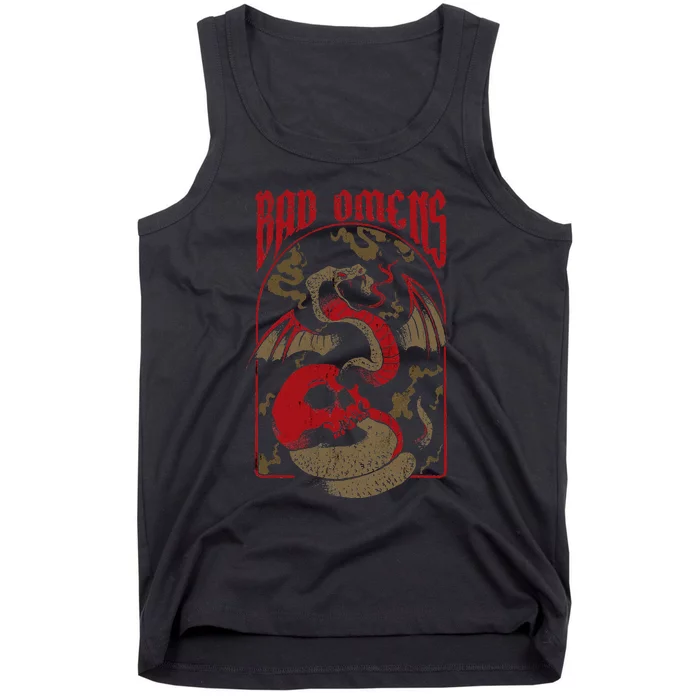 Snake And Skull Tank Top