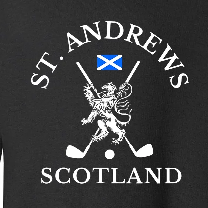 St. Andrews Scotland Golf Fan Toddler Sweatshirt