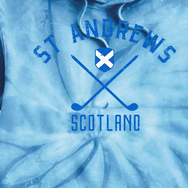 St. Andrews Scotland Golf Tie Dye Hoodie