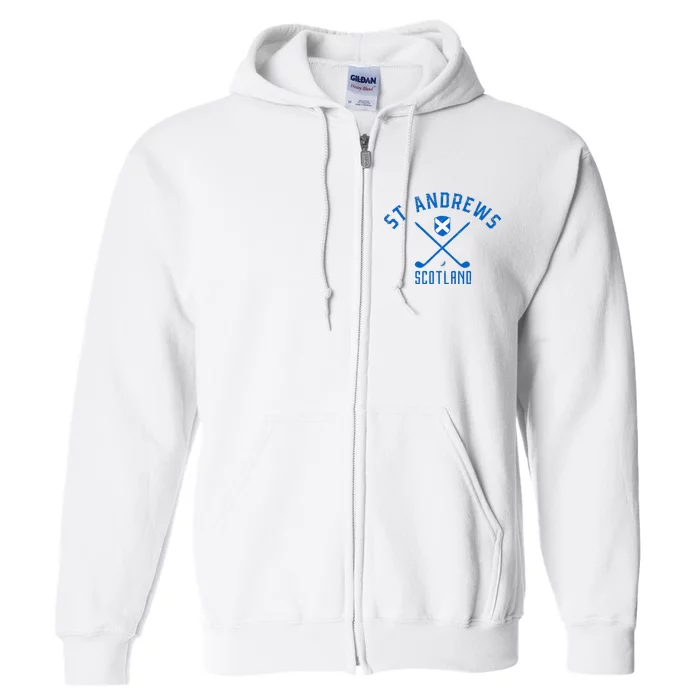 St. Andrews Scotland Golf Full Zip Hoodie