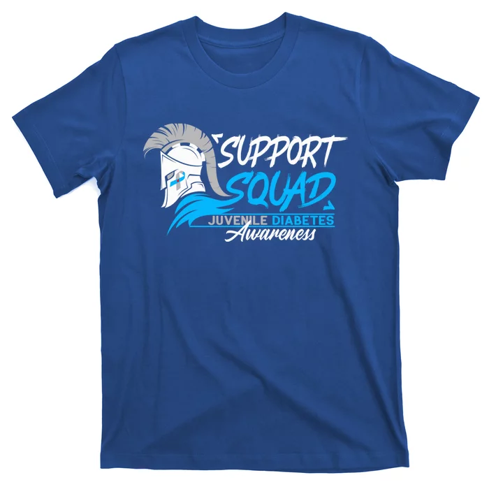 Support Awareness Squad I Juvenile T1D Type 1 Diabetes T-Shirt