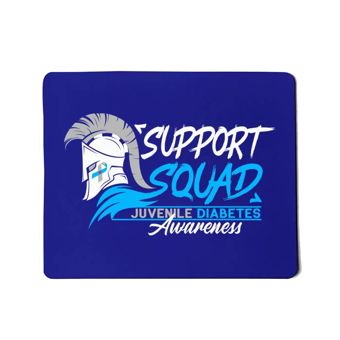 Support Awareness Squad I Juvenile T1D Type 1 Diabetes Mousepad