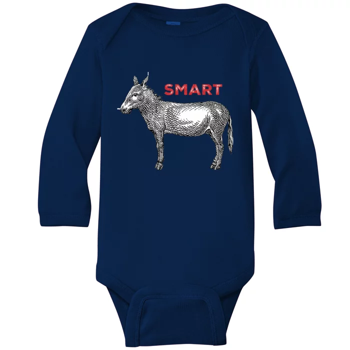 Smart Ass Baby Long Sleeve Bodysuit