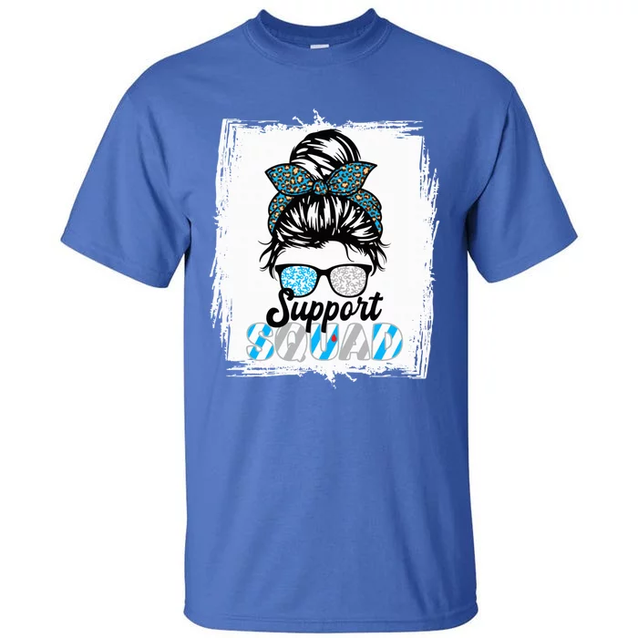 Support Awareness Squad I Juvenile T1D Type 1 Diabetes Tall T-Shirt