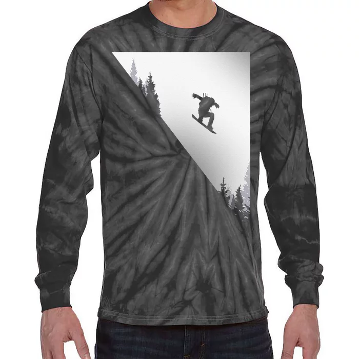 Snowboard Apparel Snowboarding Snowboarder Snowboard Tie-Dye Long Sleeve Shirt