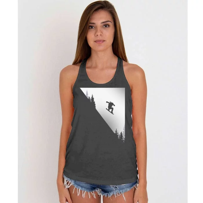 Snowboard Apparel Snowboarding Snowboarder Snowboard Women's Knotted Racerback Tank