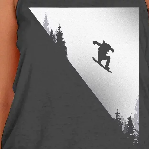 Snowboard Apparel Snowboarding Snowboarder Snowboard Women's Knotted Racerback Tank