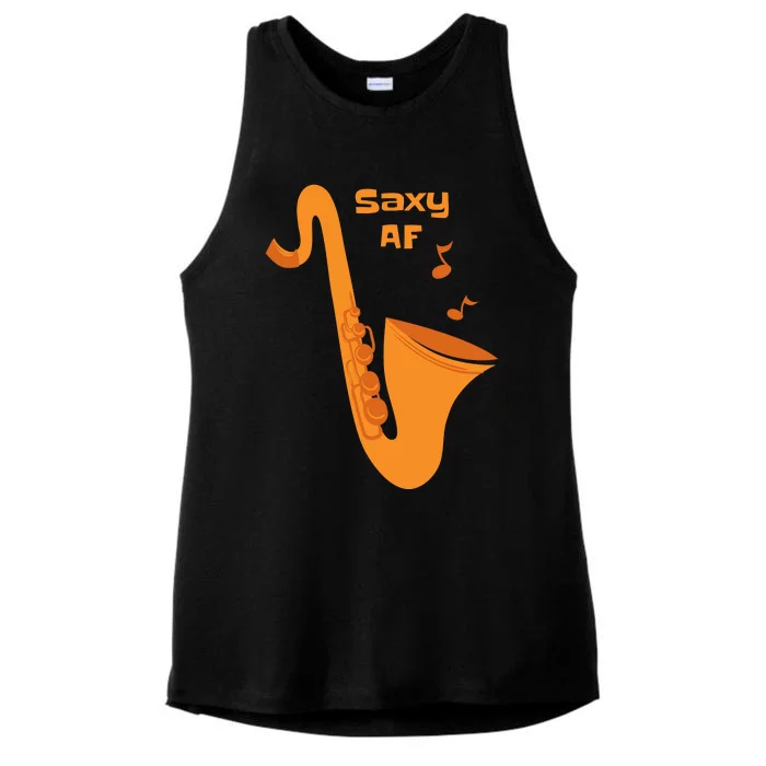 Saxy AF Ladies Tri-Blend Wicking Tank