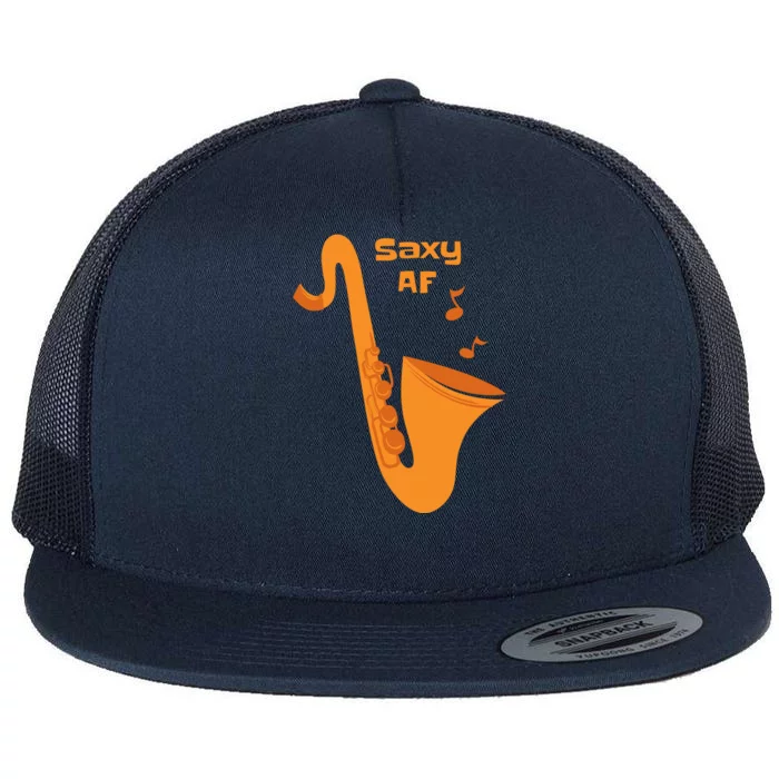 Saxy AF Flat Bill Trucker Hat