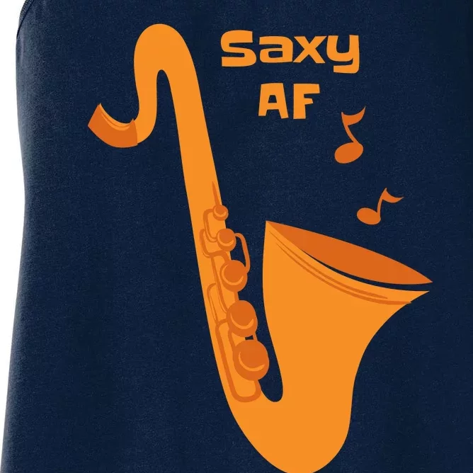 Saxy AF Women's Racerback Tank