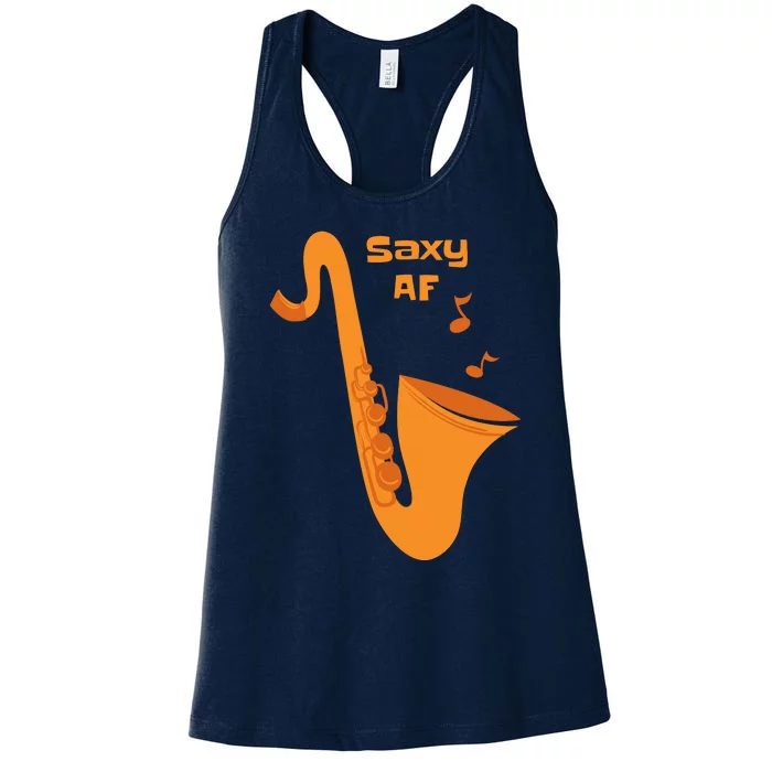 Saxy AF Women's Racerback Tank