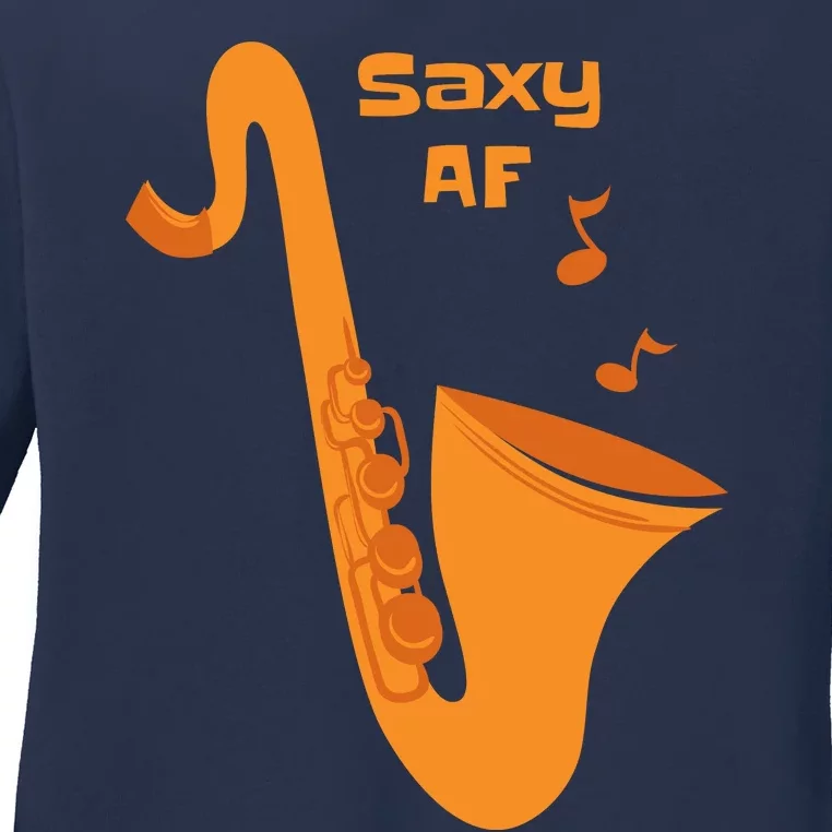 Saxy AF Ladies Long Sleeve Shirt