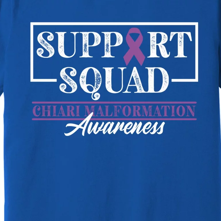 Support Awareness Squad I CM Cerebellum Chiari Malformation Premium T-Shirt