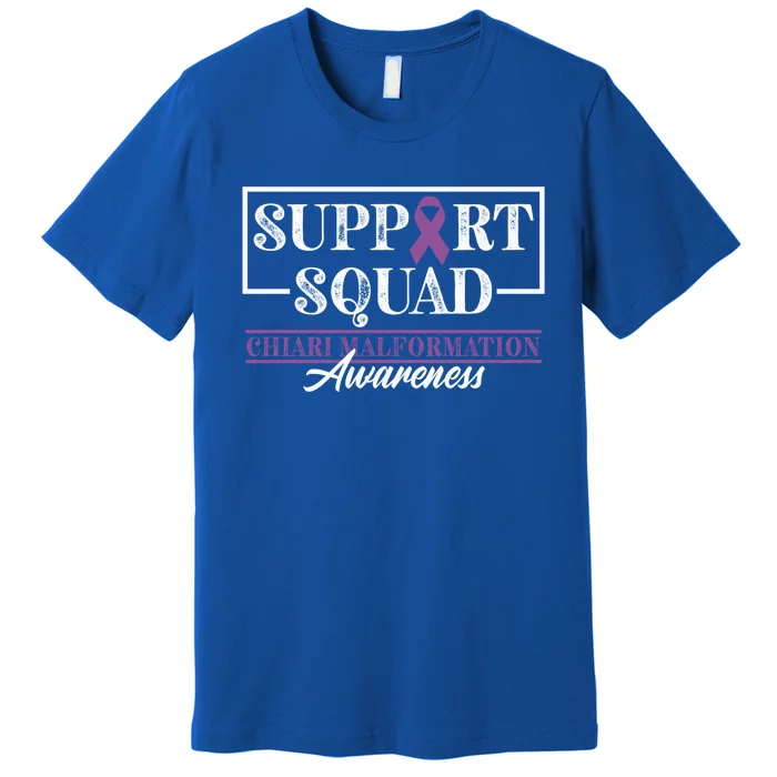 Support Awareness Squad I CM Cerebellum Chiari Malformation Premium T-Shirt