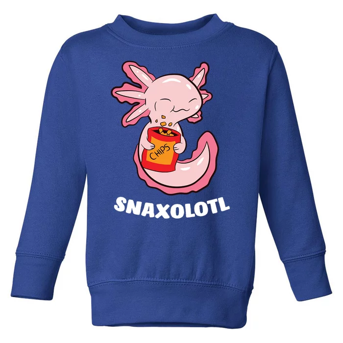 Snaxolotl Axolotls Toddler Sweatshirt