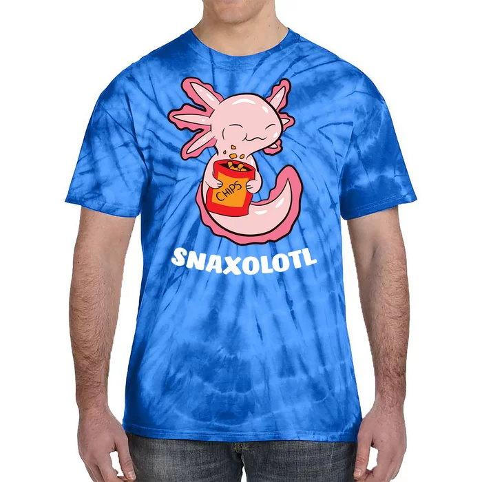 Snaxolotl Axolotls Tie-Dye T-Shirt