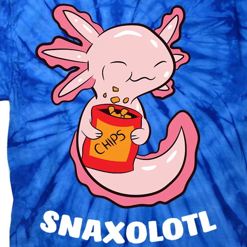 Snaxolotl Axolotls Tie-Dye T-Shirt