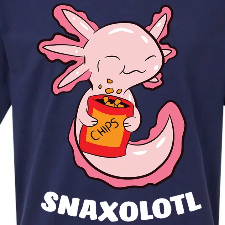 Snaxolotl Axolotls Sueded Cloud Jersey T-Shirt