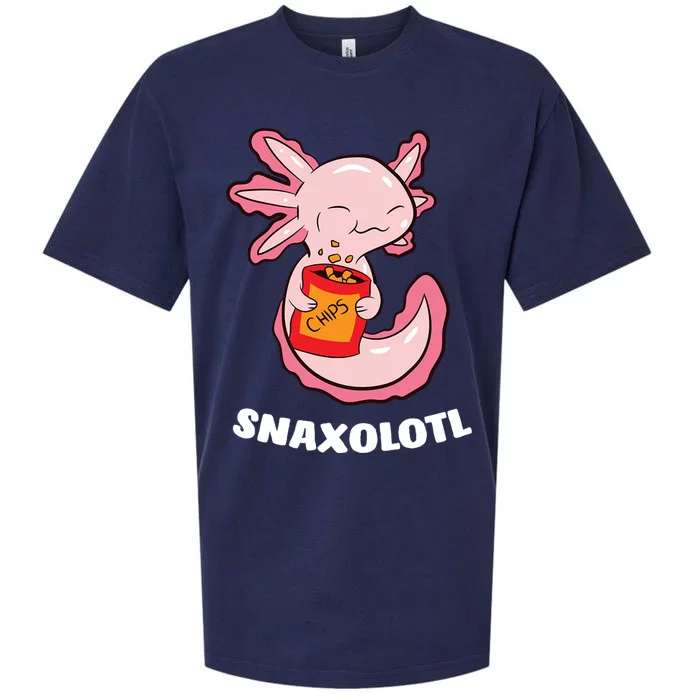 Snaxolotl Axolotls Sueded Cloud Jersey T-Shirt