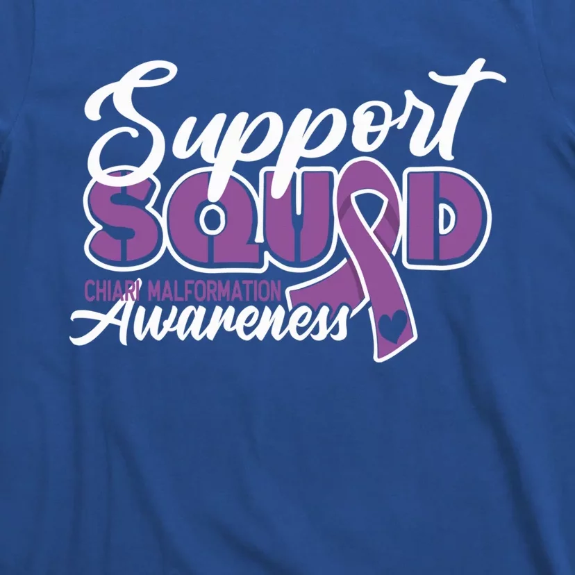 Support Awareness Squad I CM Cerebellum Chiari Malformation T-Shirt