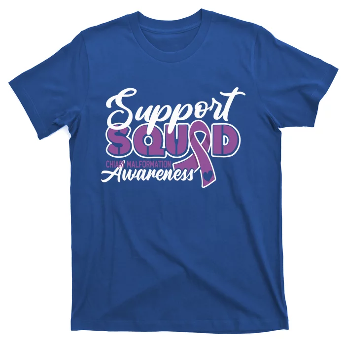 Support Awareness Squad I CM Cerebellum Chiari Malformation T-Shirt