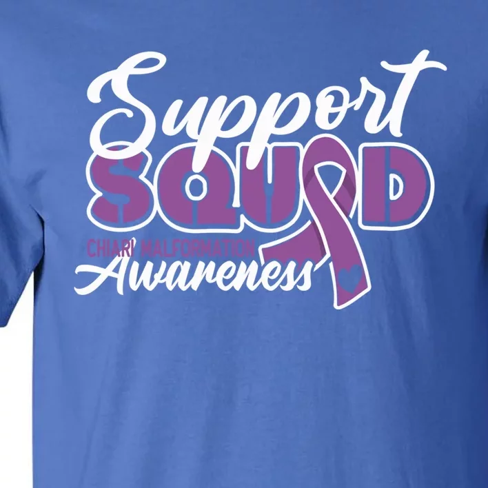 Support Awareness Squad I CM Cerebellum Chiari Malformation Tall T-Shirt