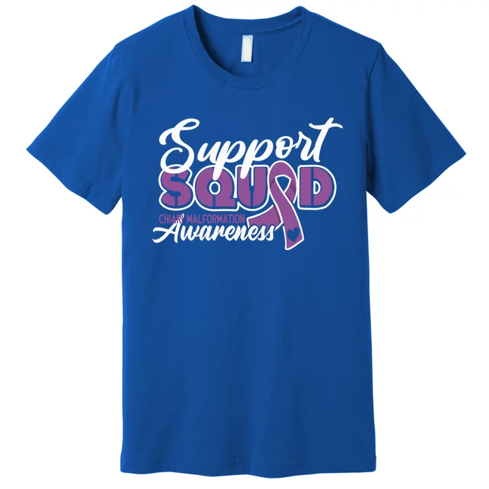 Support Awareness Squad I CM Cerebellum Chiari Malformation Premium T-Shirt