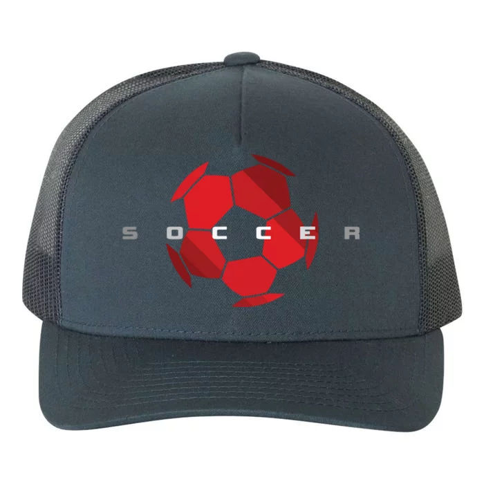 Soccer Apparel Soccer Yupoong Adult 5-Panel Trucker Hat