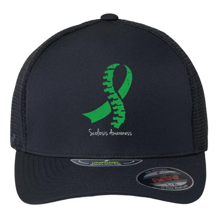 Scoliosis Awareness Flexfit Unipanel Trucker Cap