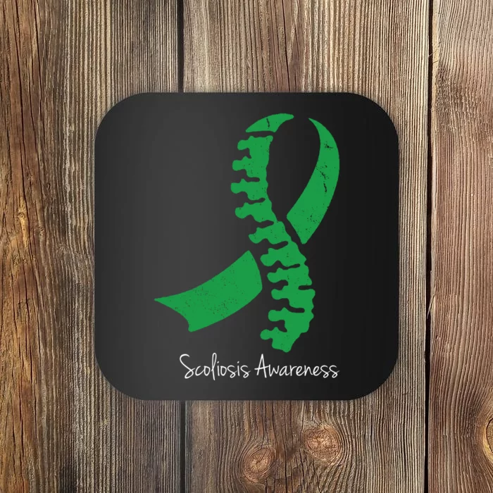 Scoliosis Awareness Coaster