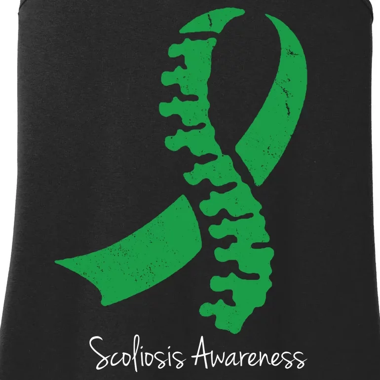 Scoliosis Awareness Ladies Essential Tank