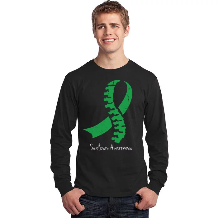 Scoliosis Awareness Tall Long Sleeve T-Shirt