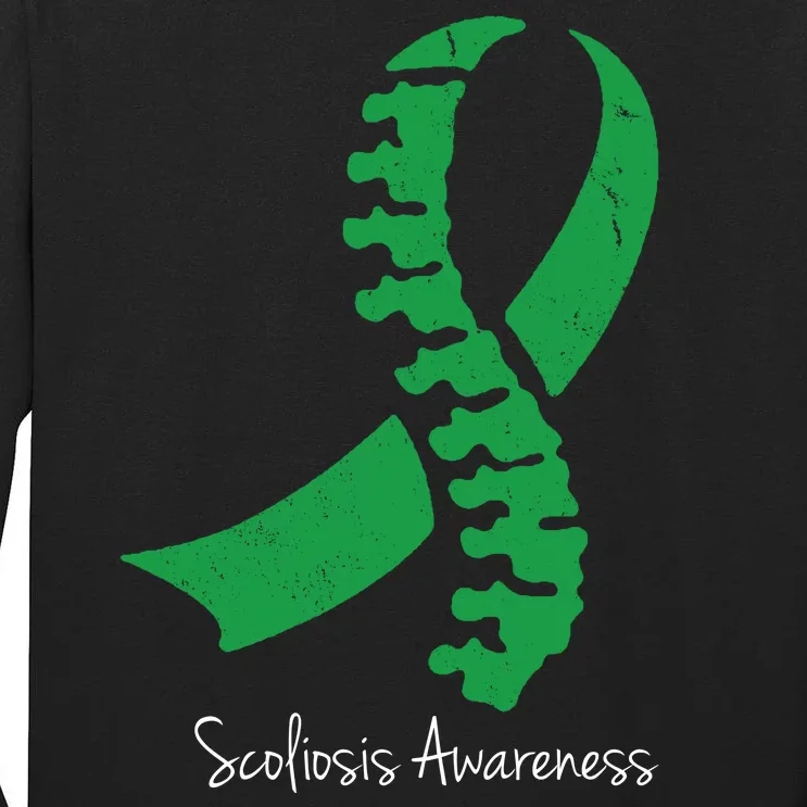 Scoliosis Awareness Tall Long Sleeve T-Shirt