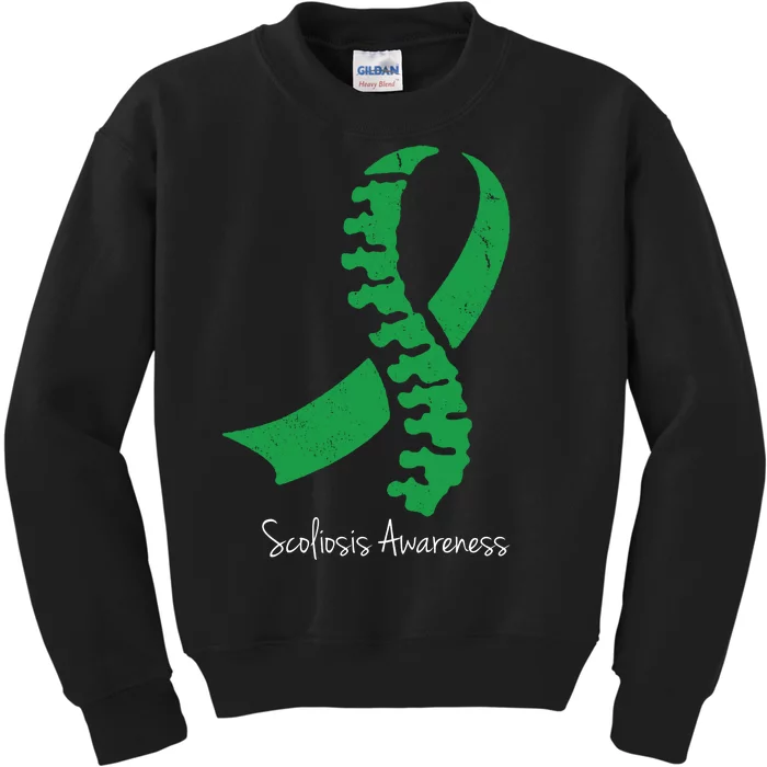 Scoliosis Awareness Kids Sweatshirt