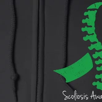 Scoliosis Awareness Full Zip Hoodie