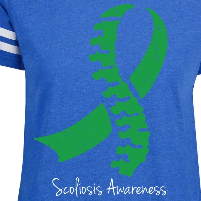 Scoliosis Awareness Enza Ladies Jersey Football T-Shirt