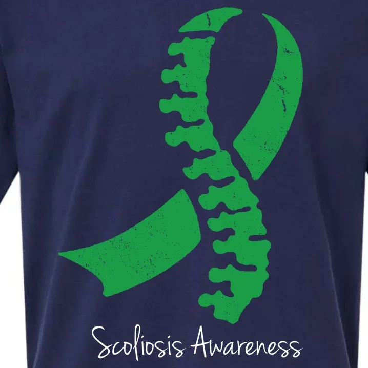 Scoliosis Awareness Sueded Cloud Jersey T-Shirt