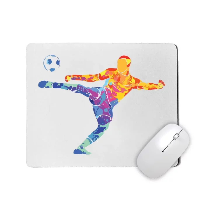 Soccer Athlete Sports Drawing Mousepad