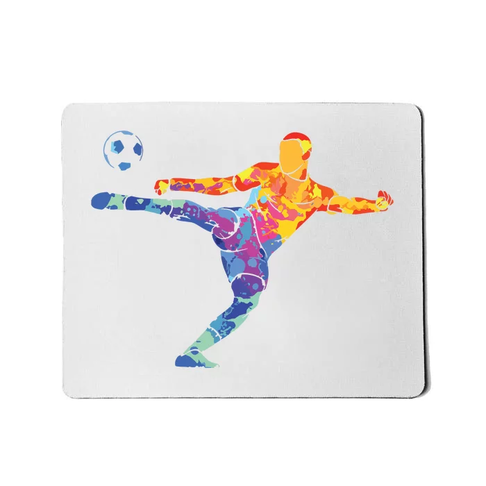 Soccer Athlete Sports Drawing Mousepad