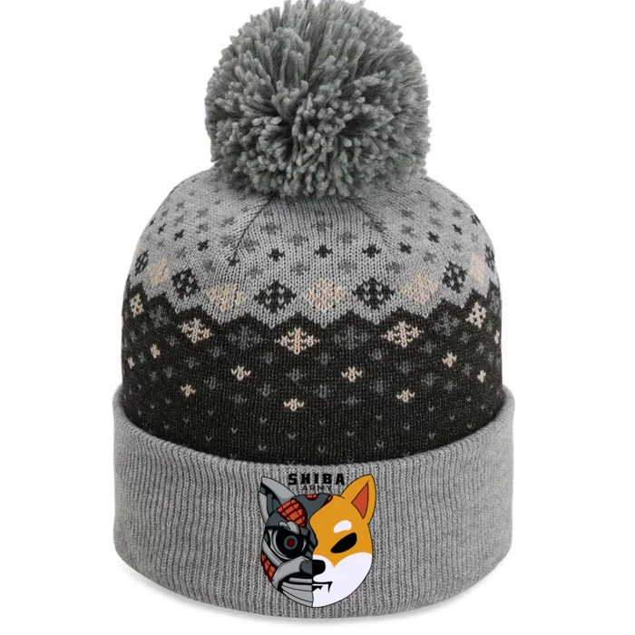 Shiba Army The Baniff Cuffed Pom Beanie