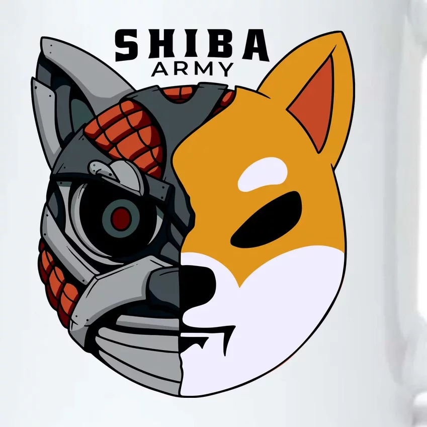 Shiba Army Black Color Changing Mug