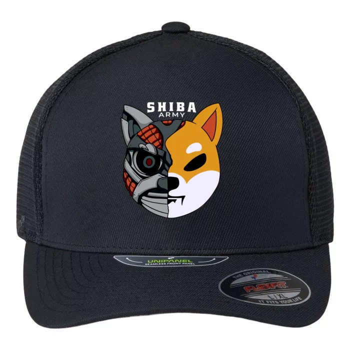 Shiba Army Flexfit Unipanel Trucker Cap