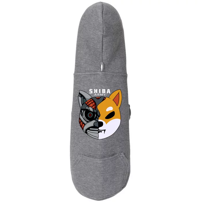 Shiba Army Doggie 3-End Fleece Hoodie